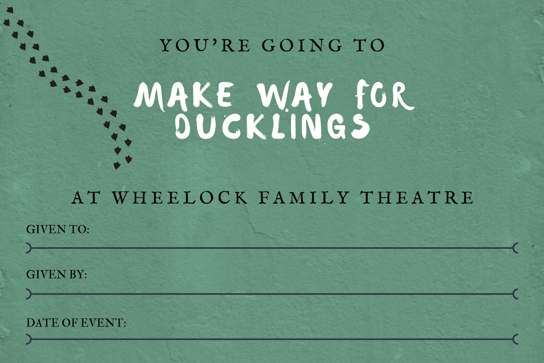 mwfdbundle you're going to make way for ducklings