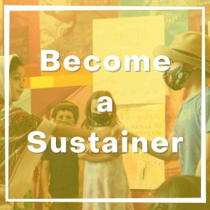become a sustainer graphic