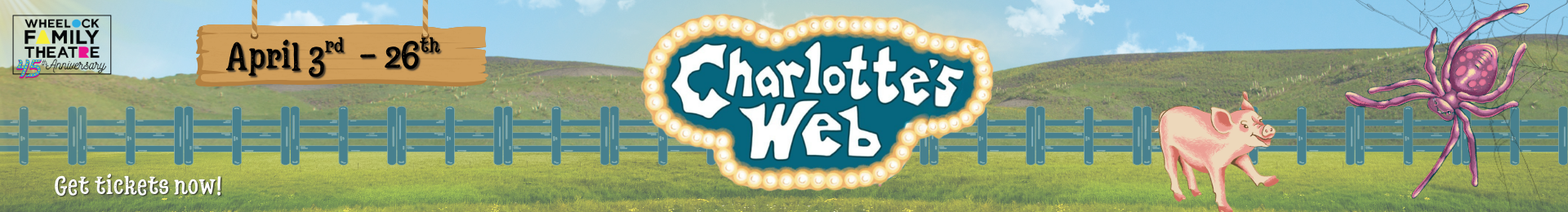 Charlotte's Web homepage banner