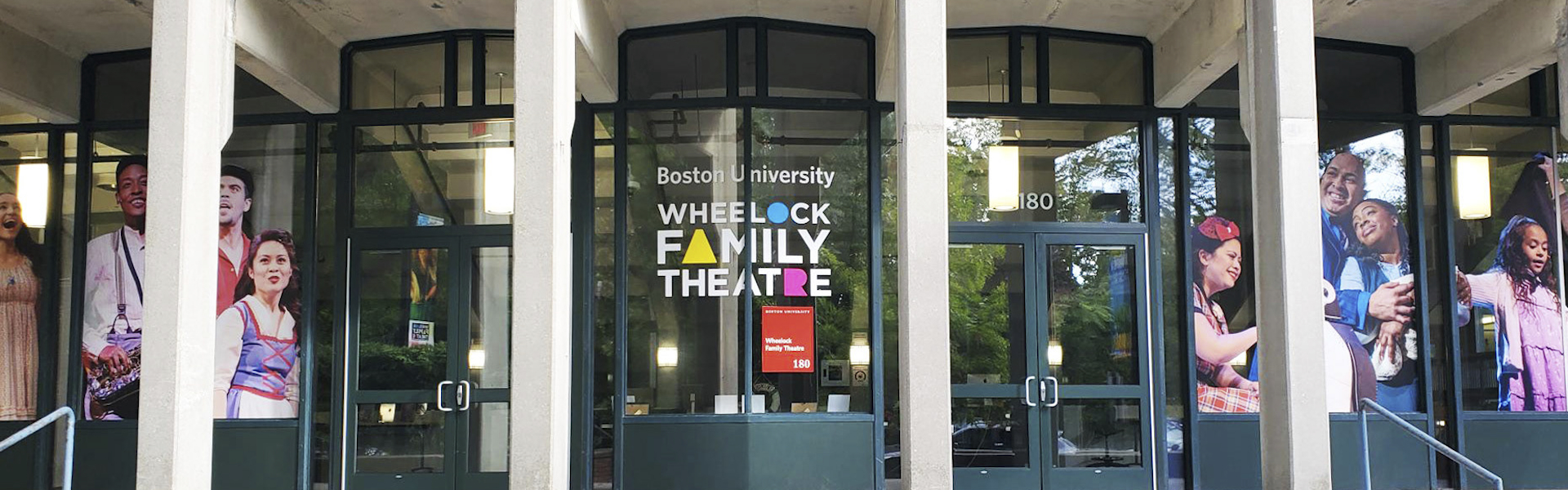 wft_ext Exterior of Wheelock Family Theatre